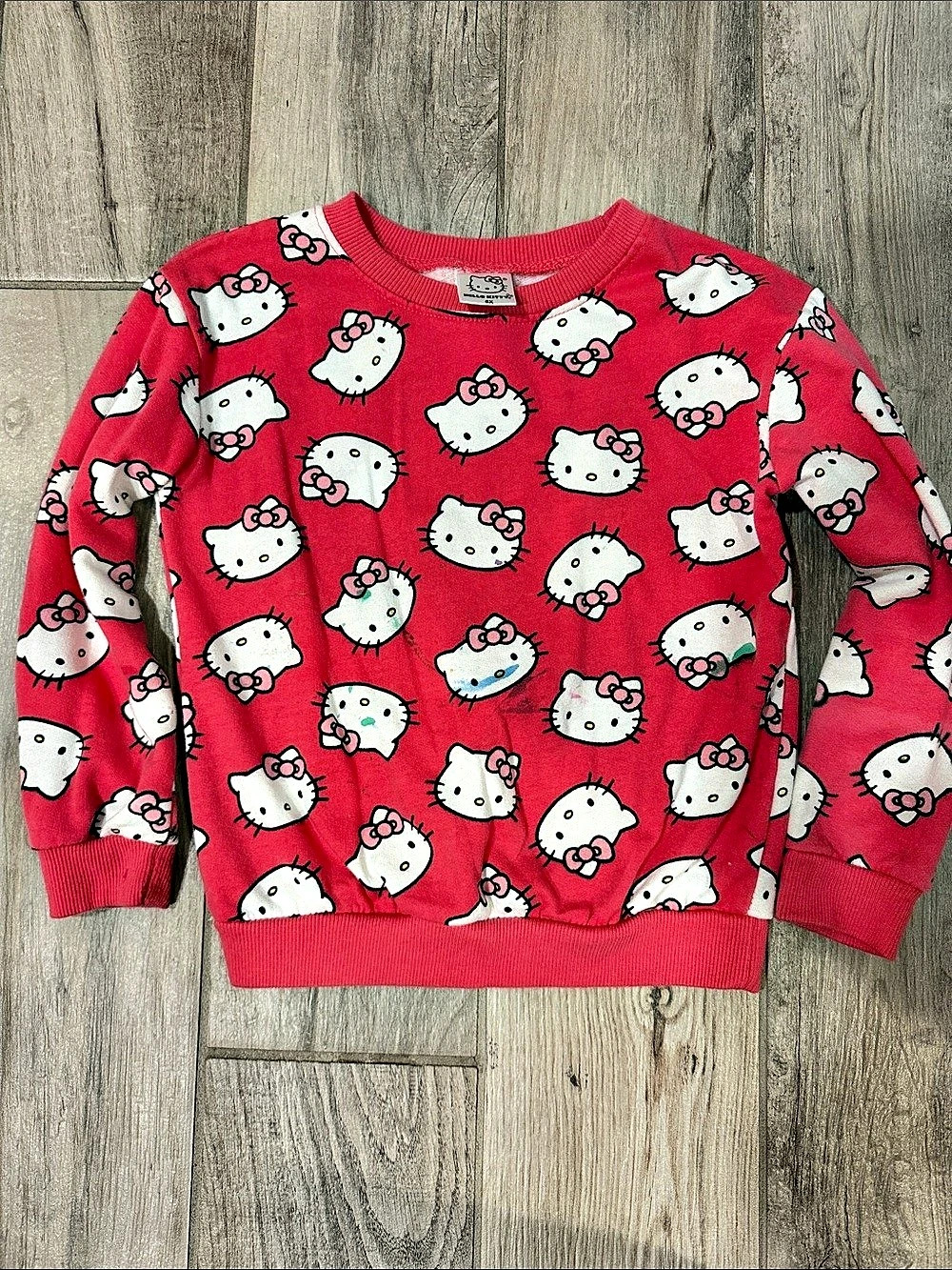 Sanrio Kids Hello Kitty Red & White Sweatshirt